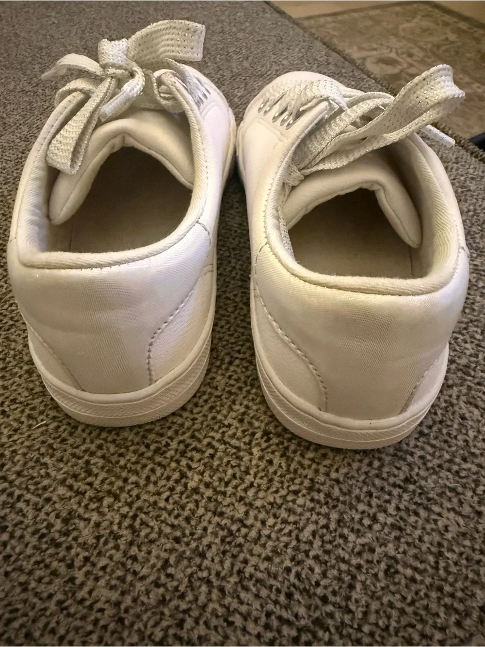 The Children's Place White Kids Lace-Up Sneakers